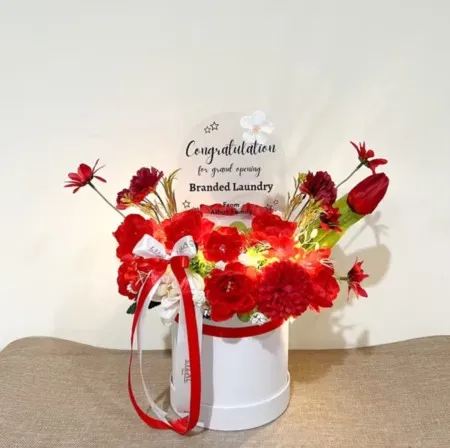 Bloom Box Akrilik Ucapan Grand Opening Klojen Malang